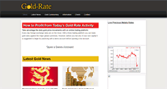 Desktop Screenshot of gold-rate.com